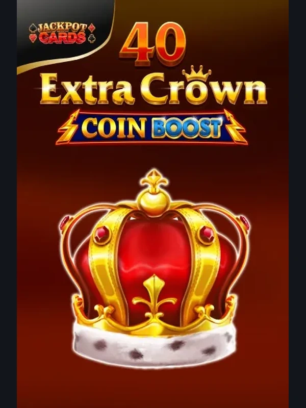 40 Extra Crown Coin Boost jackpot game at Lucky Green Casino
