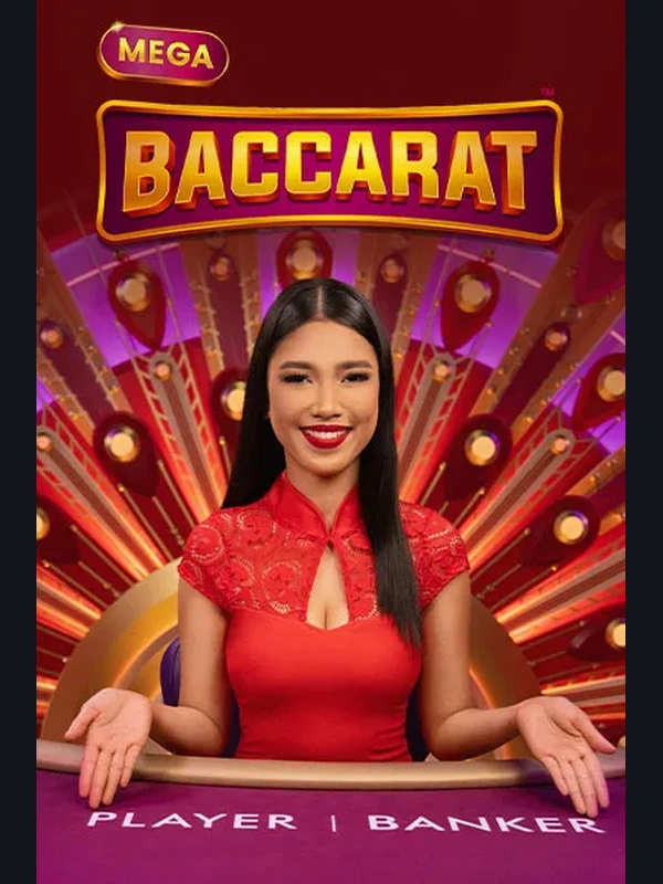 Mega Baccarat live game at Lucky Green Casino