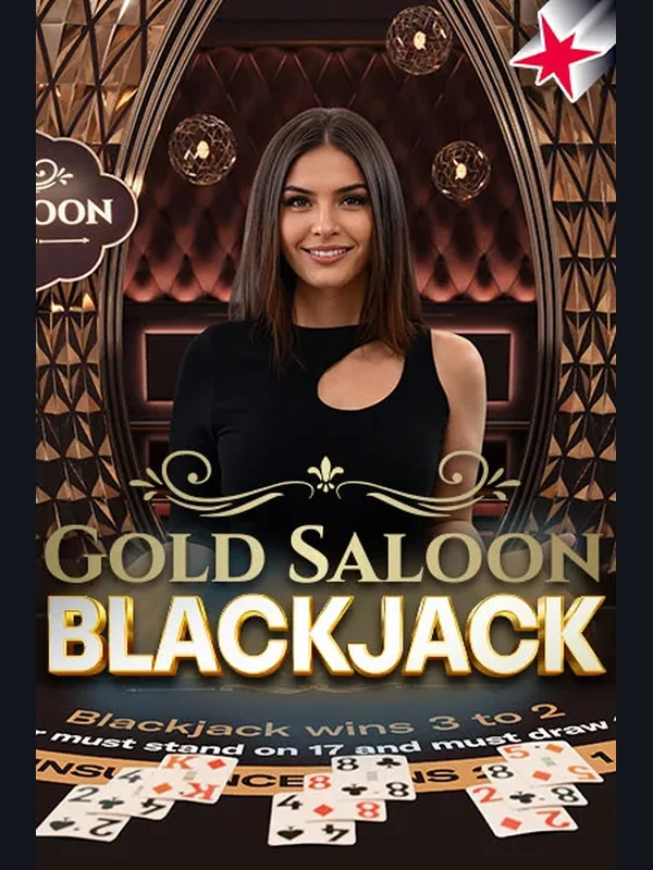 Gold Saloon Blackjack live game at Lucky Green Casino