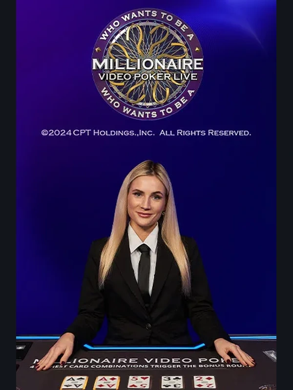 Who Wants to Be a Millionaire Video Poker Live at Lucky Green Casino