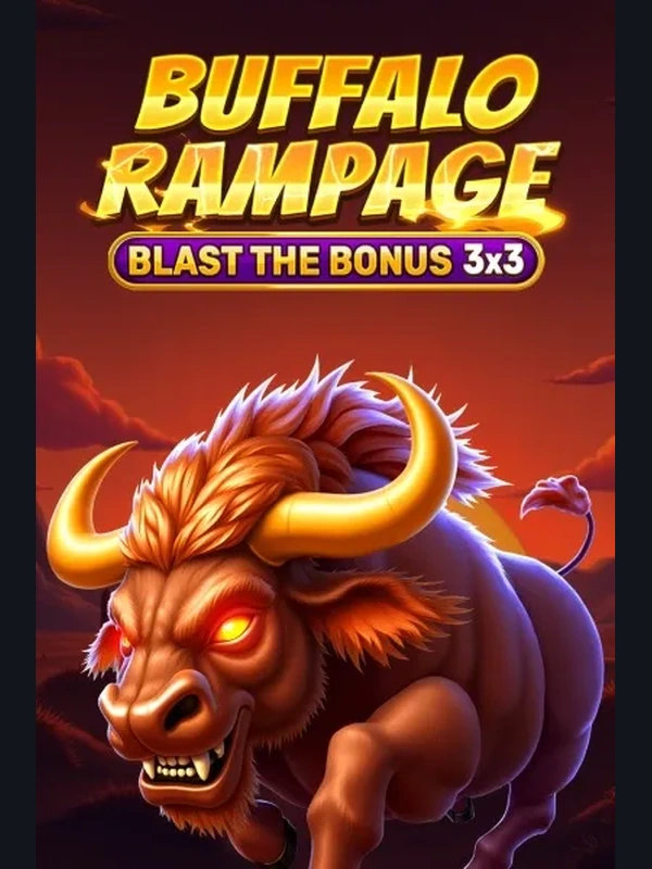 Buffalo Rampage Blast the Bonus 3x3 slot at Lucky Green Casino